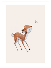 Kelebek Ve Bambi - Art Print